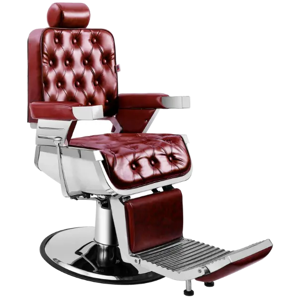 Modern barber chair inside a Sioux Falls barber shop